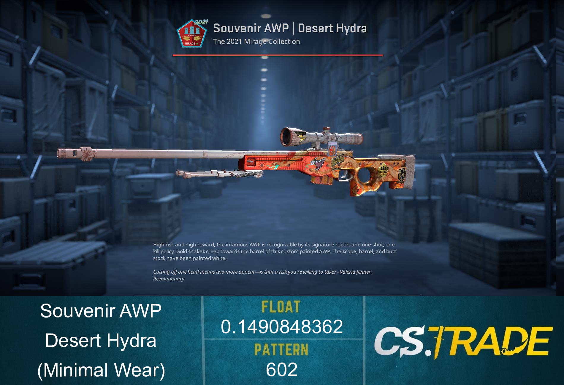 AWP | Desert Hydra (Factory New) Screenshot