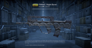 FAMAS | Night Borre (Minimal Wear) Screenshot
