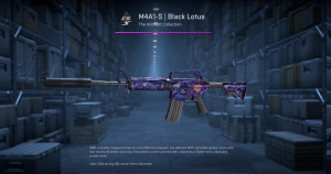 M4A1-S | Black Lotus (Minimal Wear) Screenshot