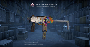 MP9 | Starlight Protector (Minimal Wear) Screenshot
