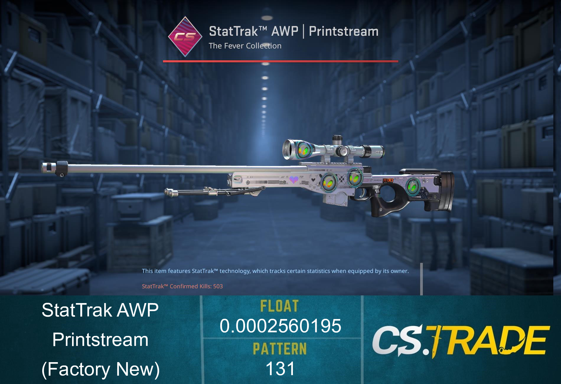 AWP | Printstream (Factory New) Screenshot