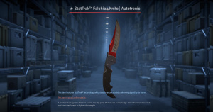 ★ StatTrak™ Falchion Knife | Autotronic (Battle-Scarred) Screenshot