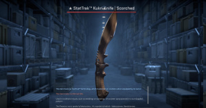 ★ StatTrak™ Kukri Knife | Scorched (Minimal Wear) Screenshot