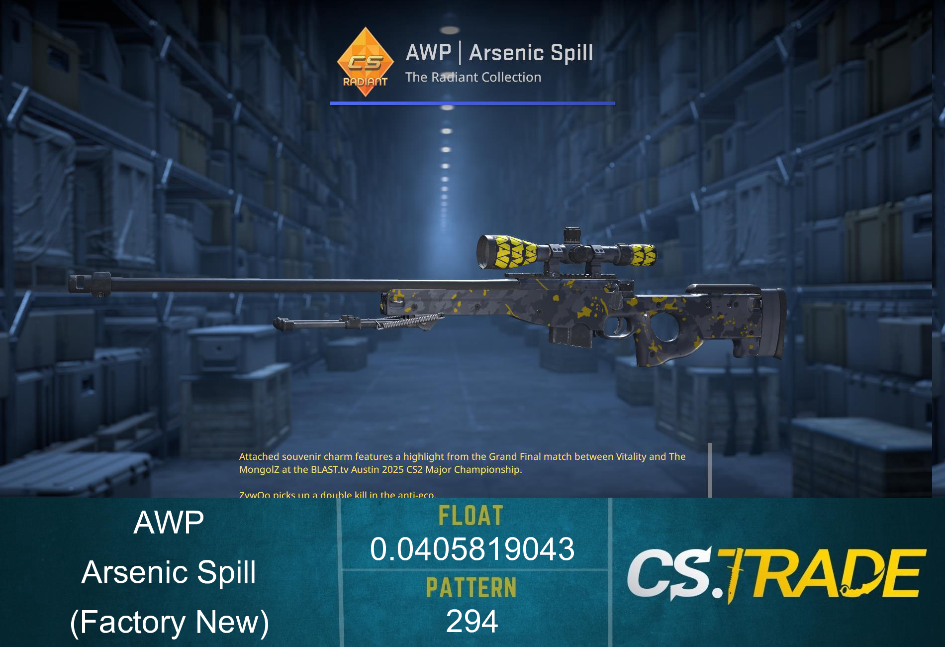 AWP | Arsenic Spill (Factory New) Screenshot