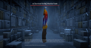 ★ Survival Knife | Marble Fade (Factory New) Screenshot