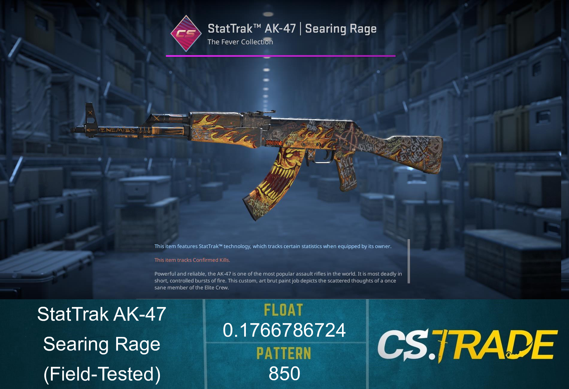 AK-47 | Searing Rage (Field-Tested) Screenshot