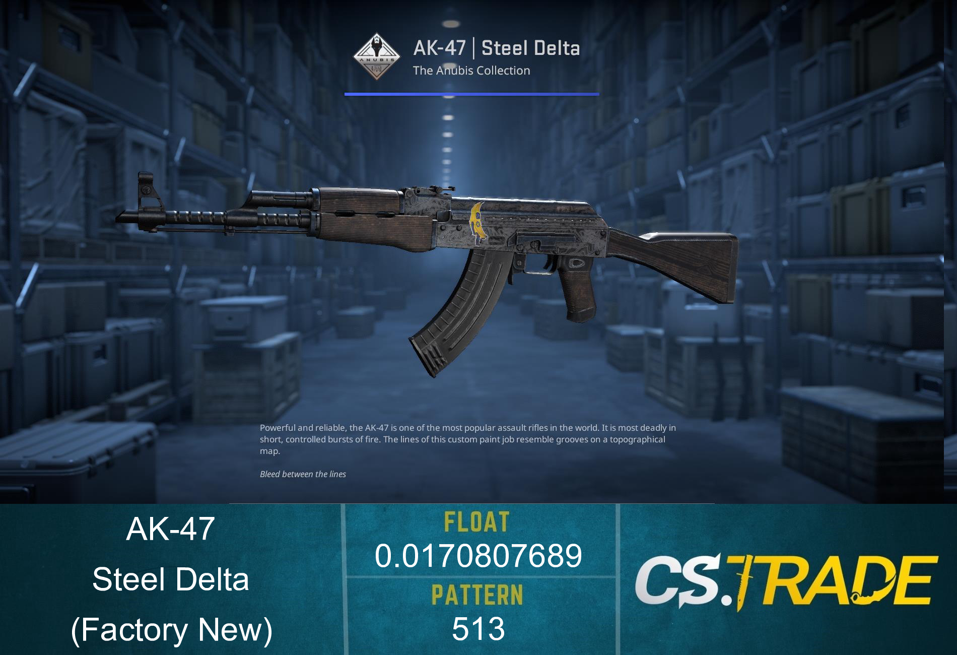AK-47 | Steel Delta (Factory New) Screenshot