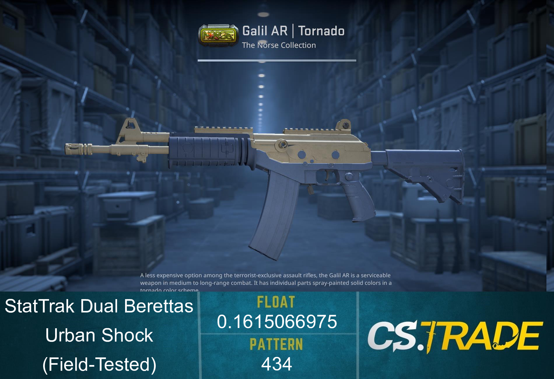 Dual Berettas | Urban Shock (Field-Tested) Screenshot