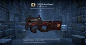 P90 | Shallow Grave (Well-Worn) Screenshot