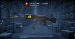 StatTrak™ AK-47 | Redline (Battle-Scarred) Screenshot