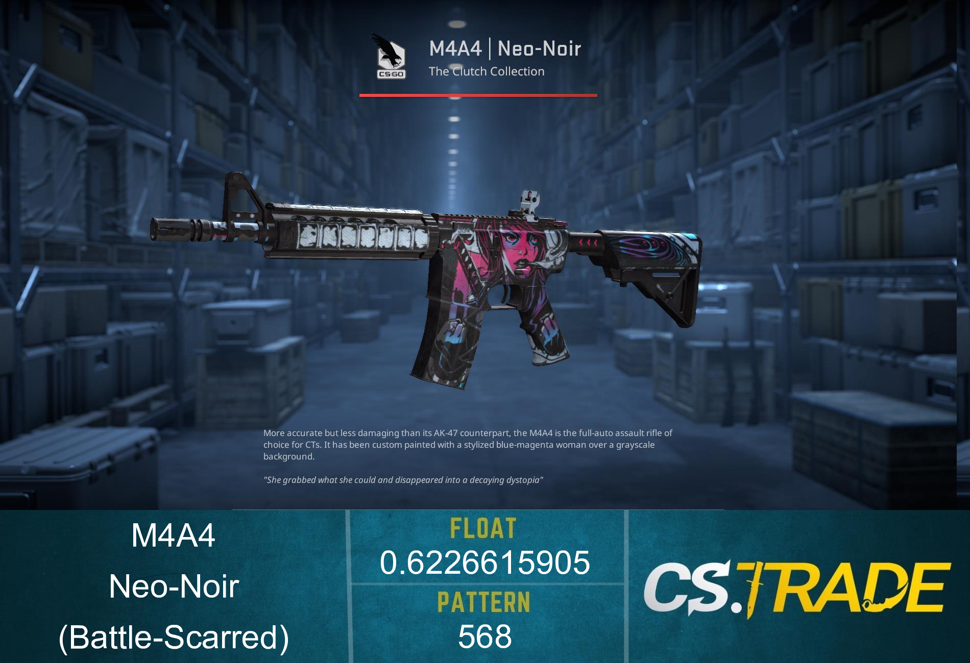 M4A4 | Neo-Noir (Battle-Scarred)