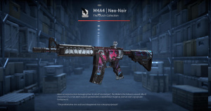 M4A4 | Neo-Noir (Battle-Scarred) Screenshot