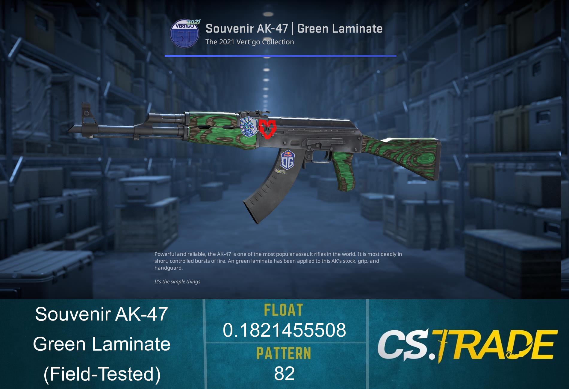 AK-47 | Green Laminate (Field-Tested) Screenshot