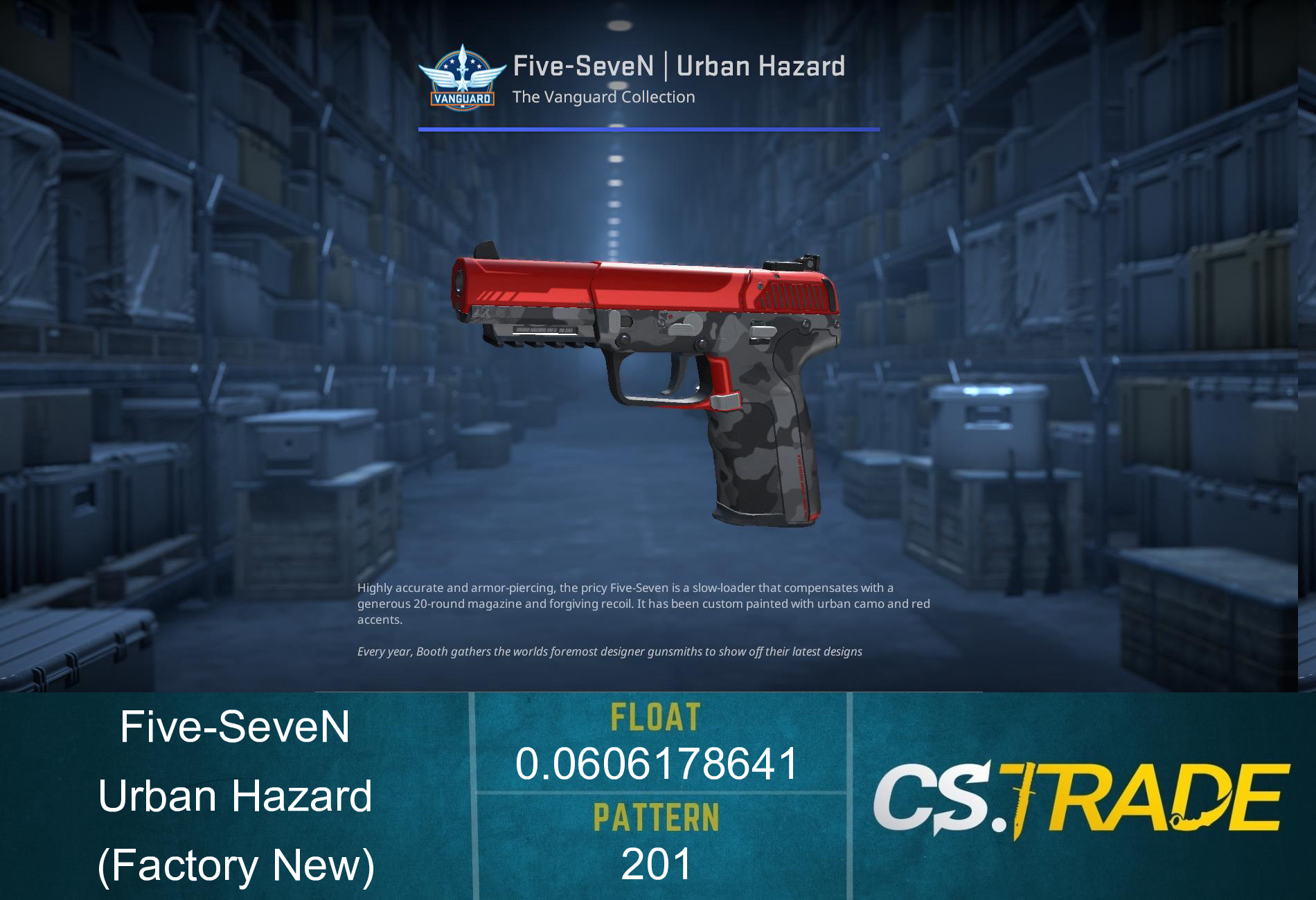 Five-SeveN | Urban Hazard (Factory New) Screenshot
