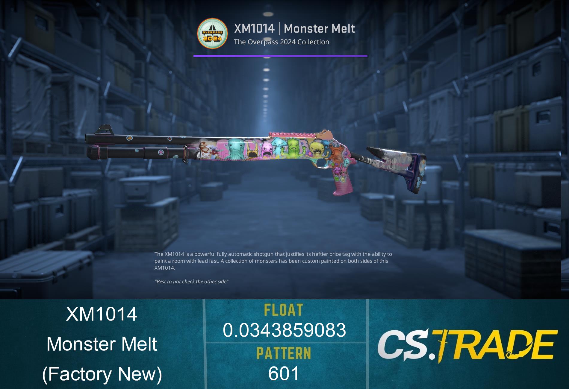 XM1014 | Monster Melt (Well-Worn) Screenshot