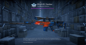 SCAR-20 | Cardiac (Battle-Scarred) Screenshot