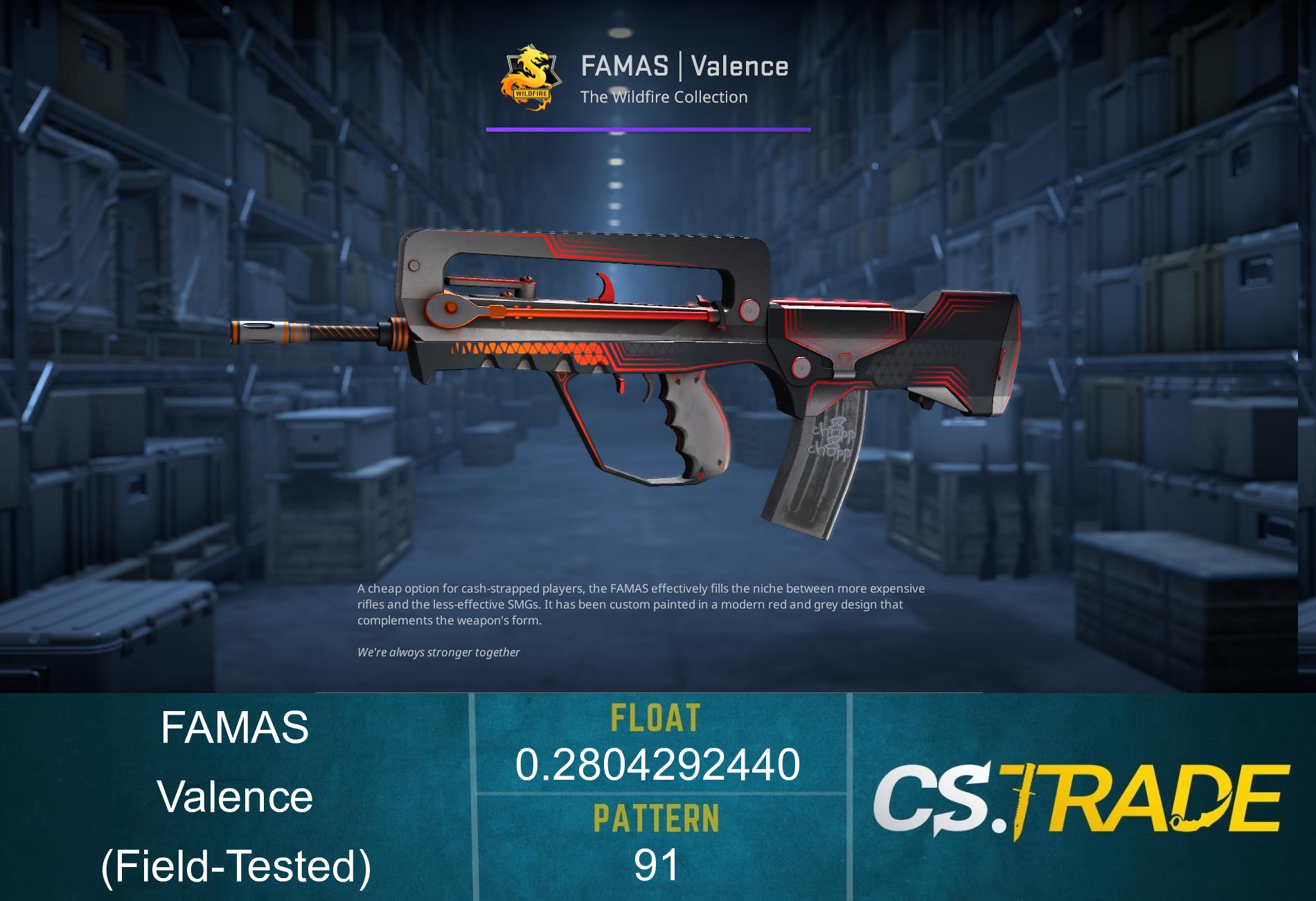 FAMAS | Valence (Field-Tested) Screenshot