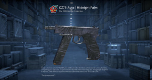 CZ75-Auto | Midnight Palm (Minimal Wear) Screenshot