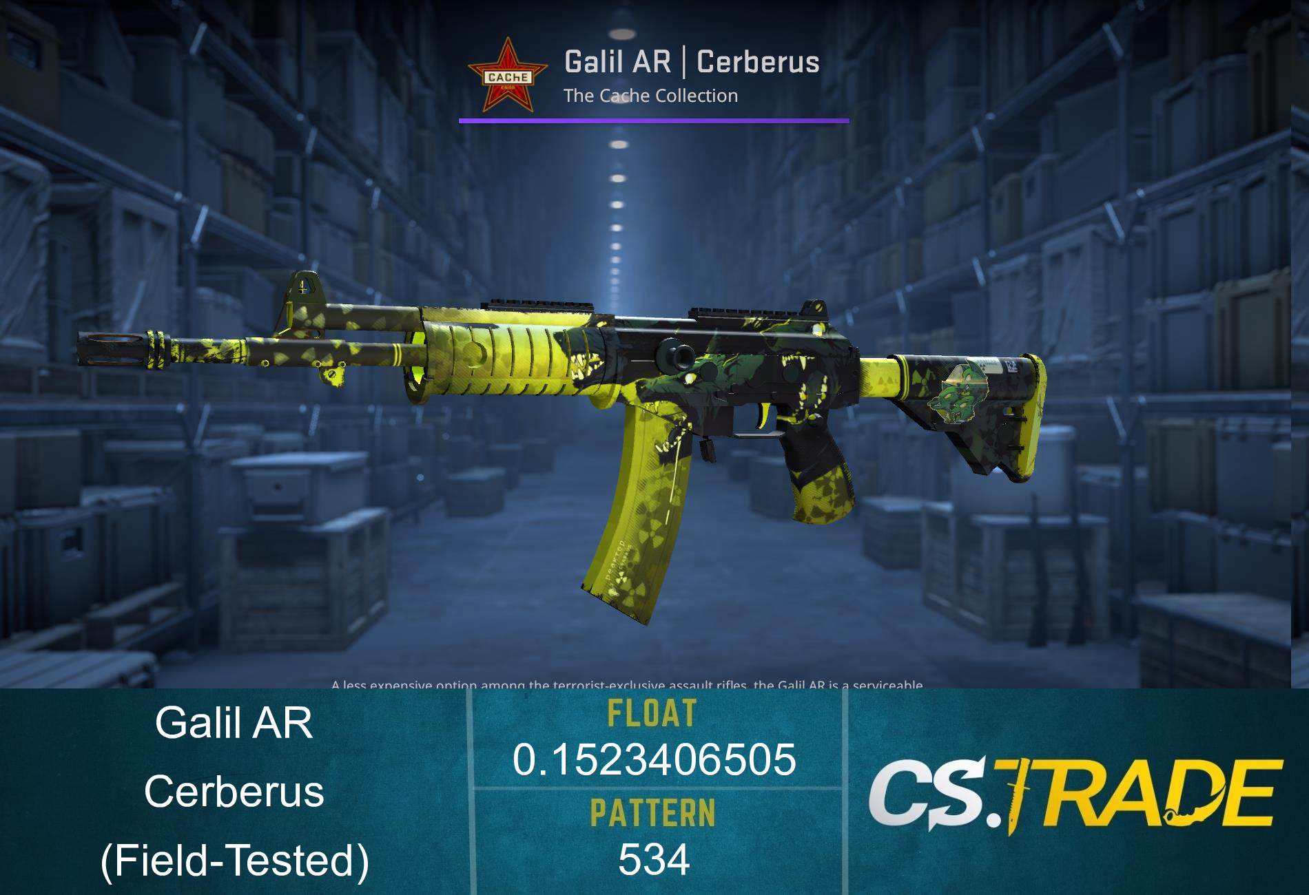 Souvenir Galil AR | Cerberus (Field-Tested) Screenshot