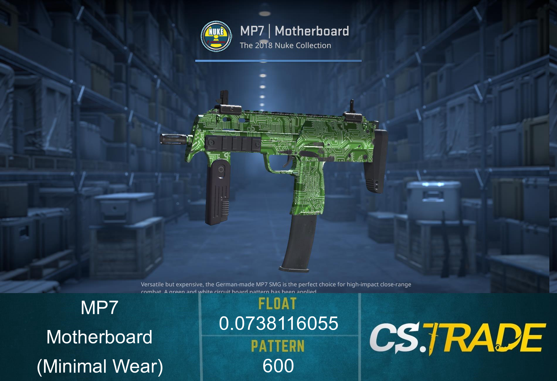 MP7 | Motherboard (Minimal Wear) Screenshot