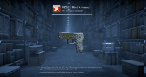 P250 | Mint Kimono (Field-Tested) Screenshot