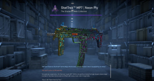 StatTrak™ MP7 | Neon Ply (Field-Tested) Screenshot