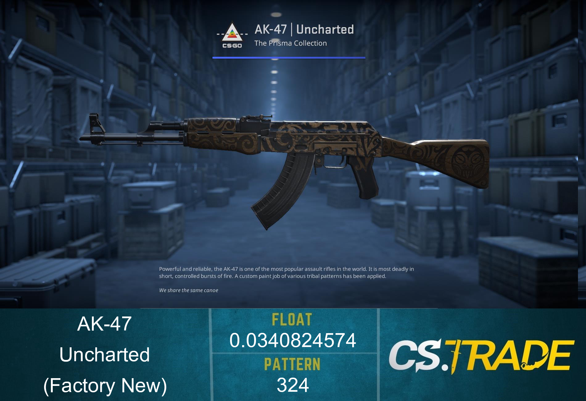 AK-47 | Uncharted (Factory New) Screenshot