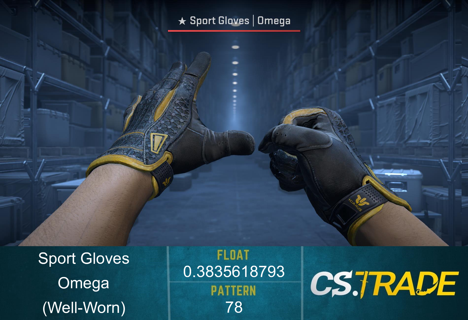 ★ Sport Gloves | Omega (Well-Worn) Screenshot