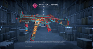 UMP-45 | K.O. Factory (Minimal Wear) Screenshot