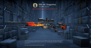 SSG 08 | Dragonfire (Minimal Wear) Screenshot