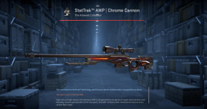 StatTrak™ AWP | Chrome Cannon (Battle-Scarred) Screenshot