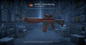 SG 553 | Fallout Warning (Battle-Scarred) Screenshot