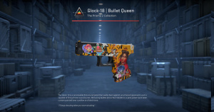 Glock-18 | Bullet Queen (Minimal Wear) Screenshot