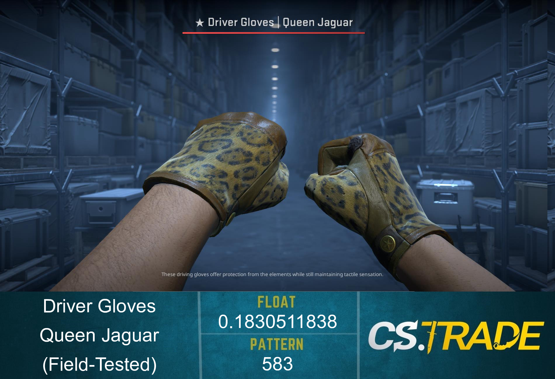 ★ Driver Gloves | Queen Jaguar (Factory New) Screenshot