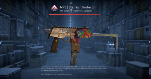 MP9 | Starlight Protector (Battle-Scarred) Screenshot