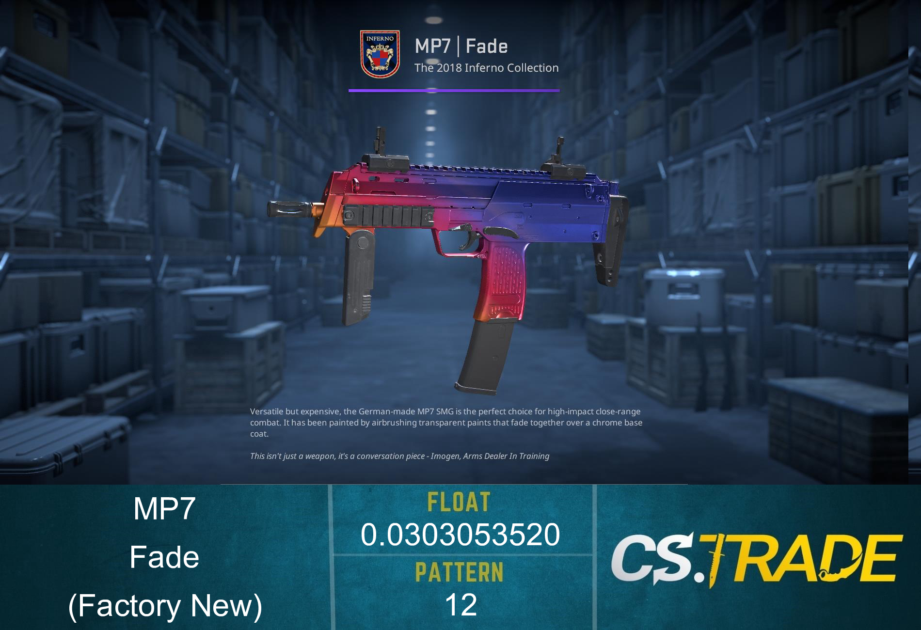 MP7 | Fade (Factory New) Screenshot
