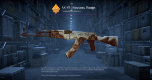 AK-47 | Nouveau Rouge (Well-Worn) Screenshot