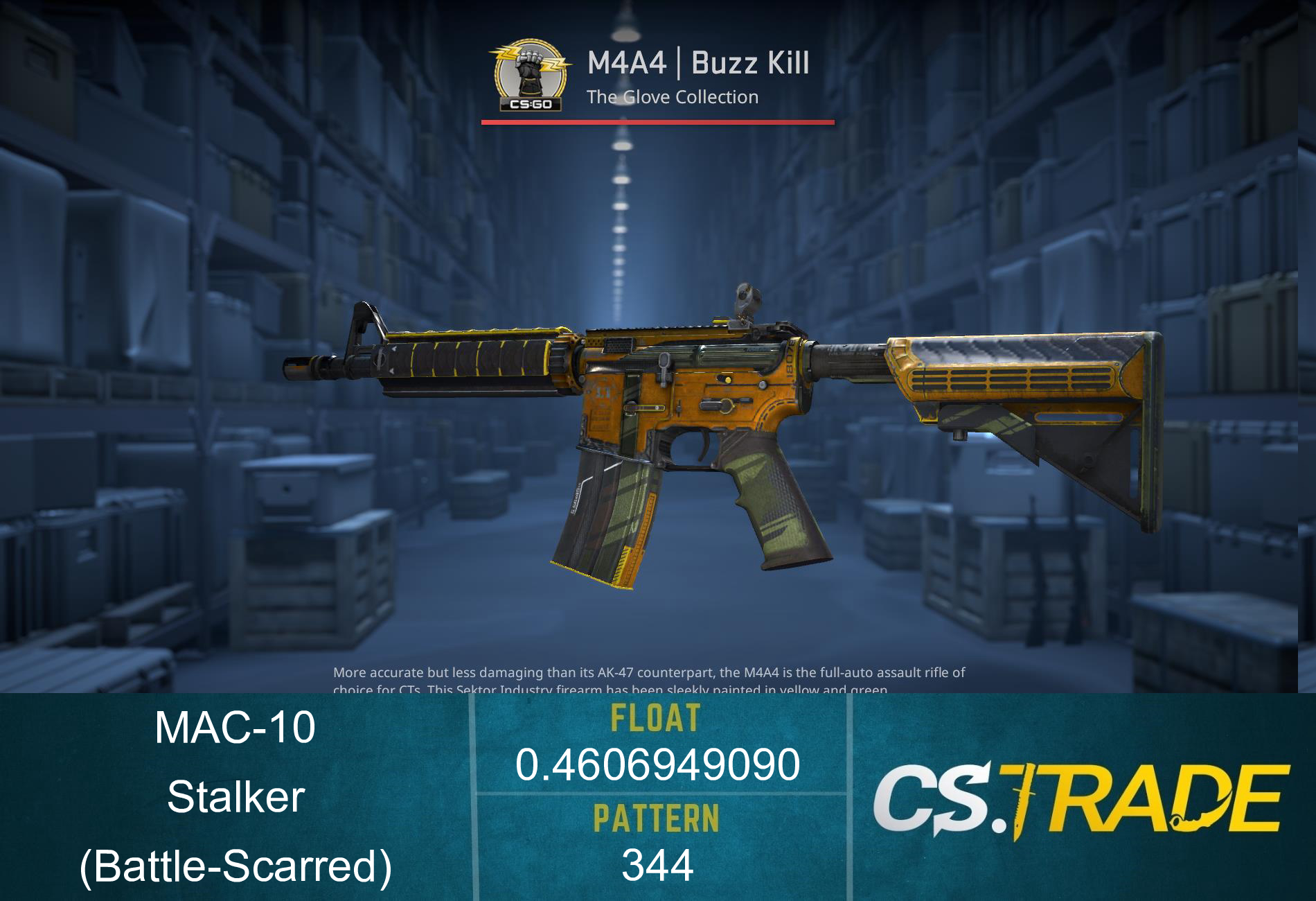 MAC-10 | Stalker (Battle-Scarred) Screenshot