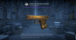 Glock-18 | Ramese's Reach (Well-Worn) Screenshot
