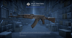 AK-47 | Steel Delta (Minimal Wear) Screenshot