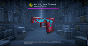 Glock-18 | Water Elemental (Minimal Wear) Screenshot