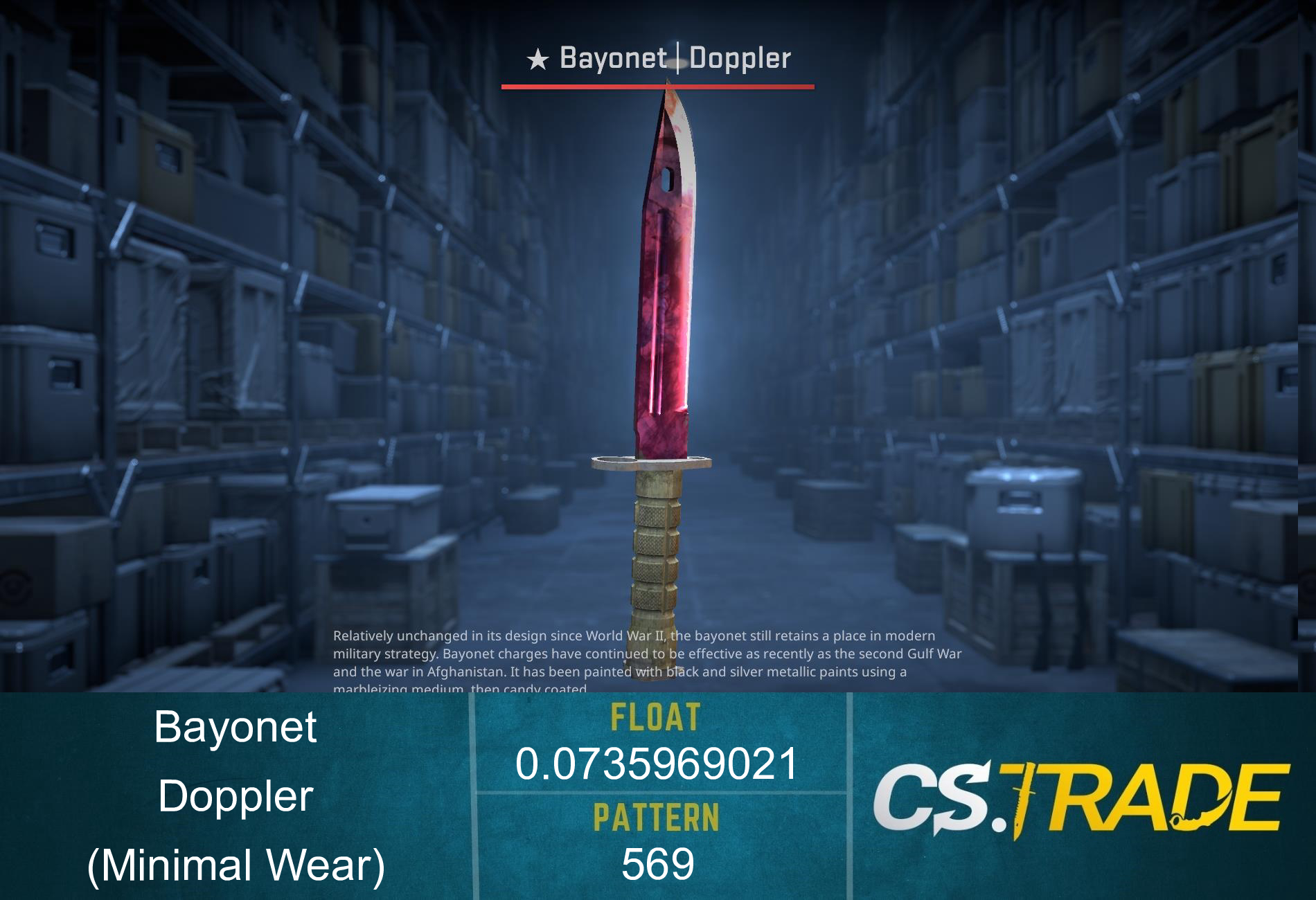 ★ Bayonet | Doppler (Minimal Wear) Screenshot