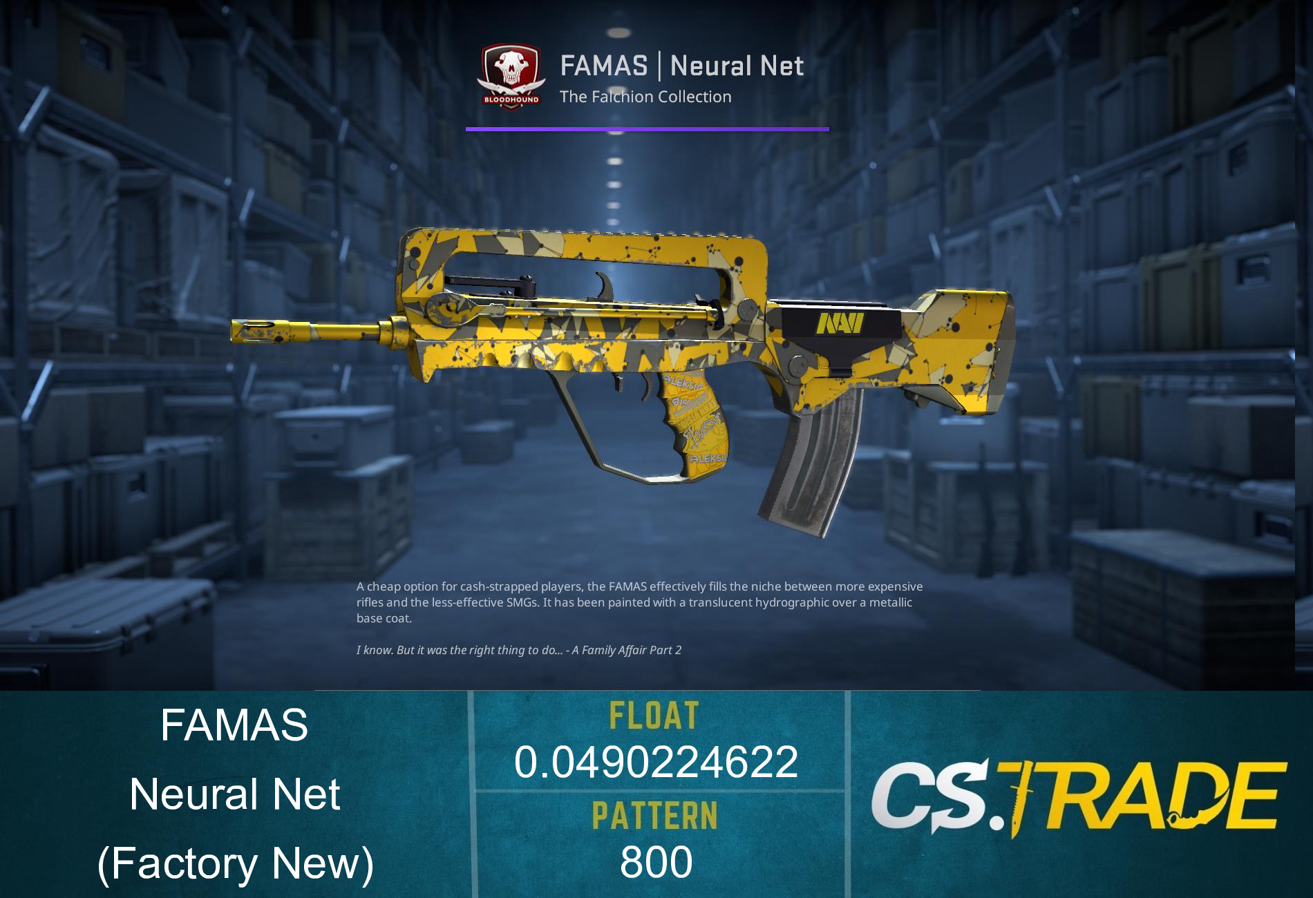 FAMAS | Neural Net (Factory New) Screenshot