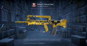 FAMAS | Neural Net (Factory New) Screenshot