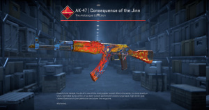 AK-47 | Consequence of the Jinn (Battle-Scarred) Screenshot