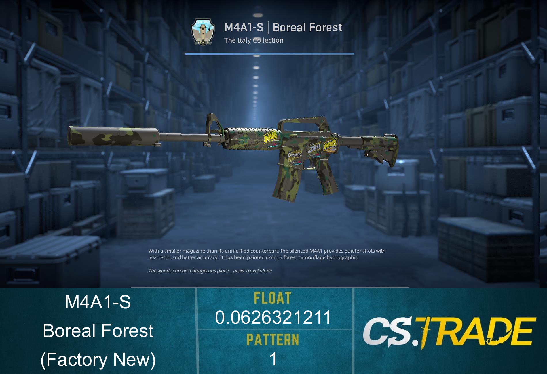 M4A1-S | Boreal Forest (Factory New)