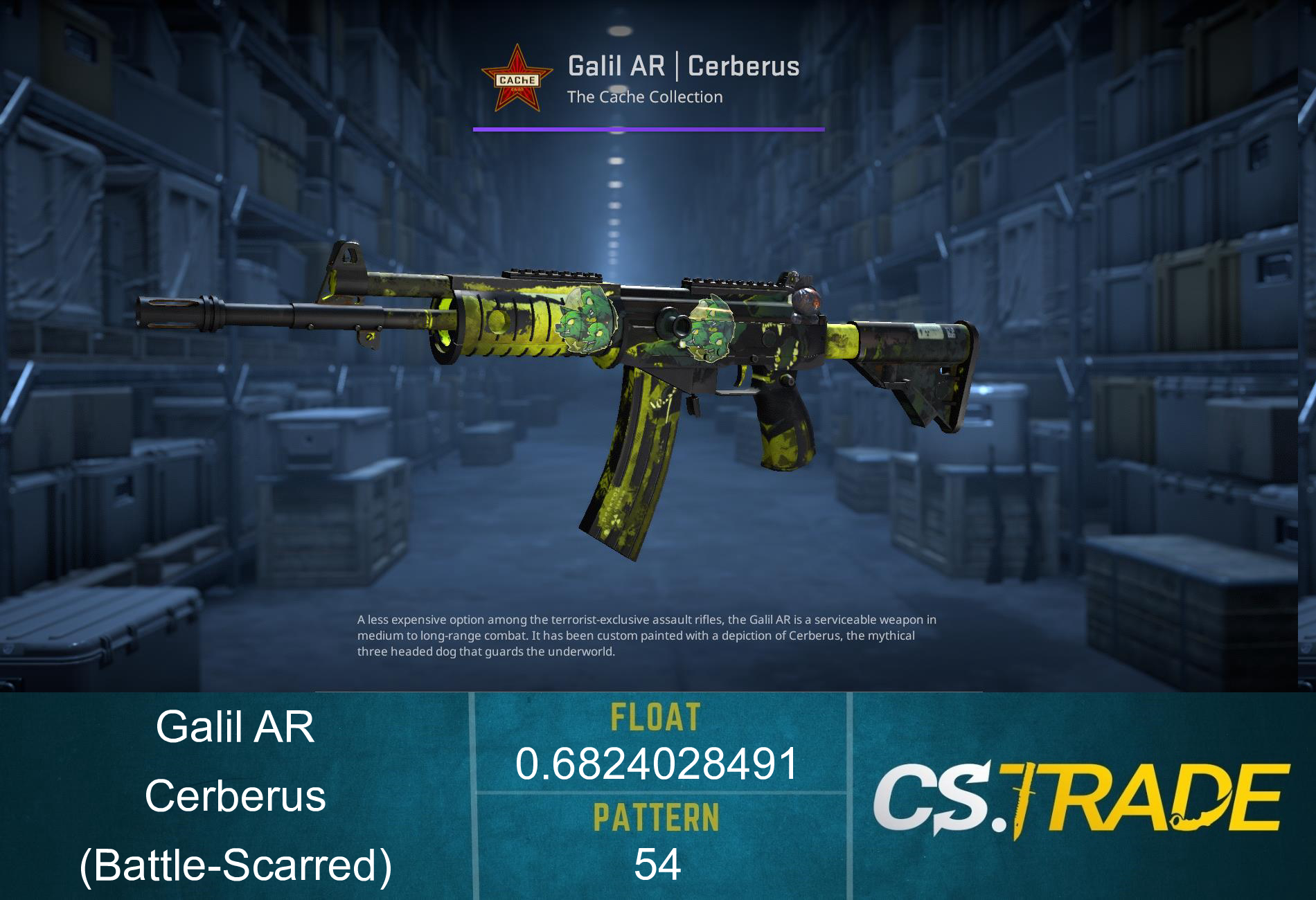 Galil AR | Cerberus (Battle-Scarred)