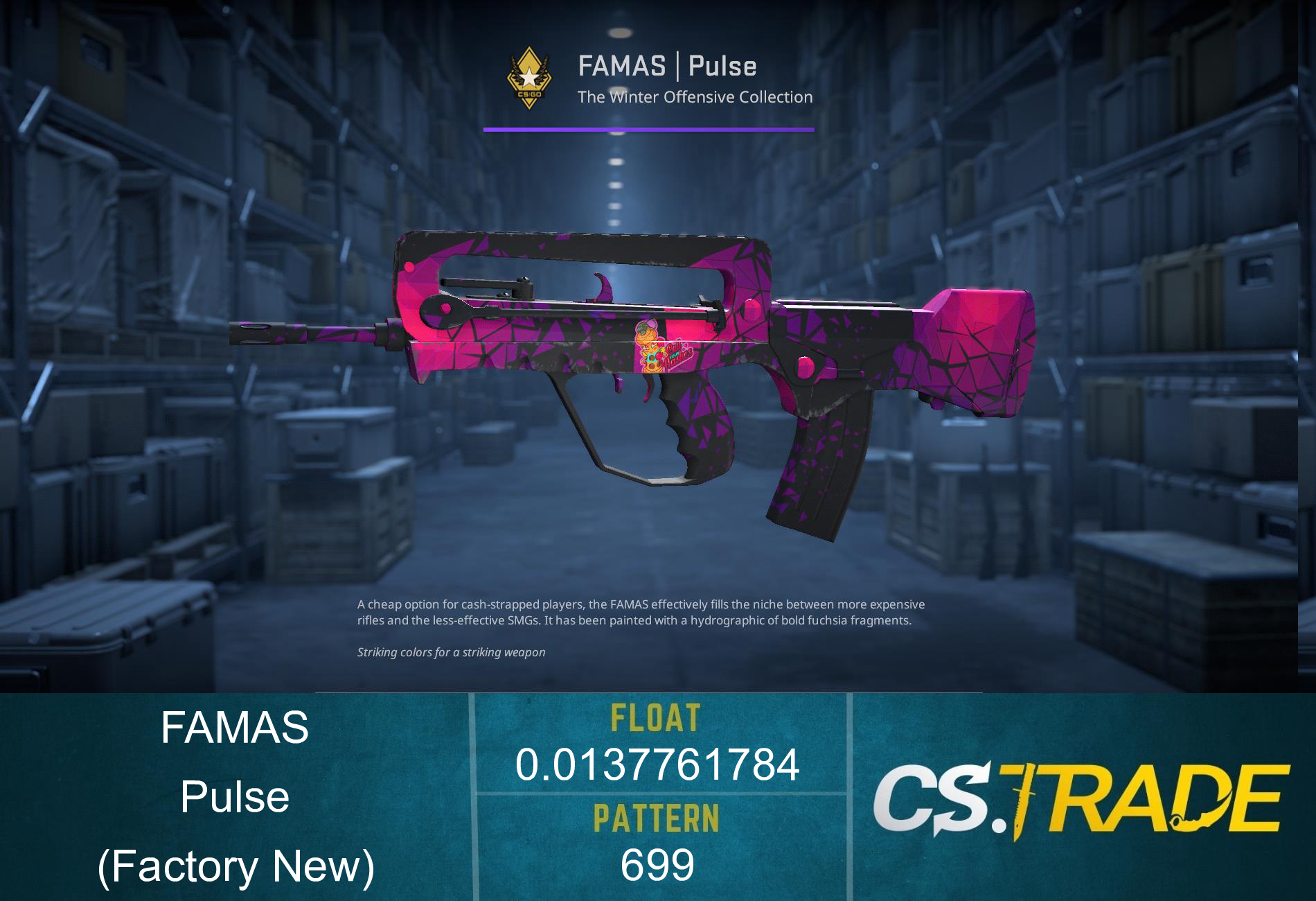 FAMAS | Pulse (Well-Worn) Screenshot