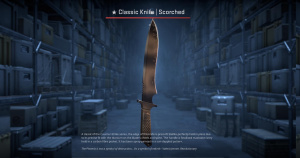 ★ Classic Knife | Scorched (Minimal Wear) Screenshot