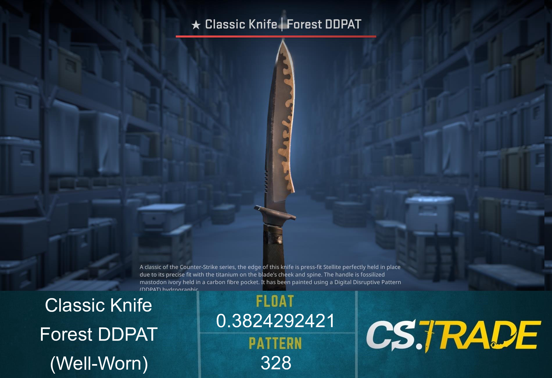 ★ Classic Knife | Forest DDPAT (Well-Worn) Screenshot